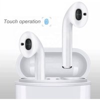 Cheapest Wireless BT earphone BT V5.0 TWS earphone 2.0 real stereo de-noising circuit airbuds with touch function