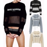 Classic Round Neck Mesh Crop Top