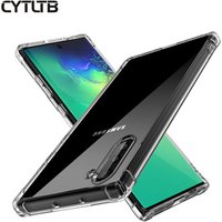 Case For Samsung Galaxy Note 10 10pro Cover Mobile Cell Phone Anti-fall Airbag Transparent Tpu Clear Case Note 10 pro Case Cover