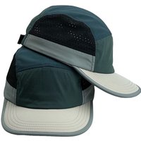 High Quality Wholesale Customized Logo Mesh Polyester Breathable Camper Running Hat Blank Unstructured Laser Cutting Hole 8