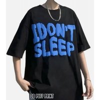 Custom Puff Digital Print Logo Streetwear T-shirt Men's Oversized Drop Shoulder Heavyweight Boxy Fit 100% Cotton Knitted Blank