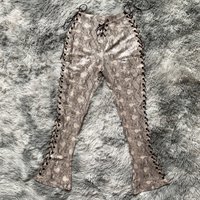 DENIMGUYS Custom Logo Snake Pattern Print Women Leather Pants