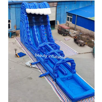 New Design Inflatable Water Slide slip n Slide With Pool for Party Business