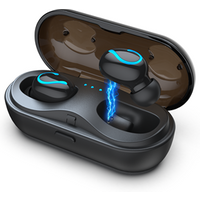 Newest Invisible Waterproof Headphone Noise Cancelling Wireless Tws Bluetooth Earbuds Power Bank Private Label Earphone