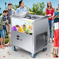 New Stainless Steel Plate Freezer with Motor Ice Block Making Machine for Shaved Popsicles 380V/220V 1 Year Warranty