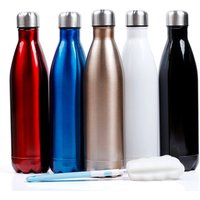 Stainless Steel 750ml Double Wall Sports Bottle with Screw Top 25oz insulated cola bottle ,stainless steel sports bottle