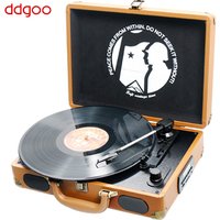 Mini Portable Retro USB Vinyl Record Turntable Player Phonograph