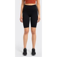 Women Skinny Half Tights Nylon Spandex Mid Waist Quick Dry Breathable Middle Length Shorts Plain Blank Custom Logo Gym Running