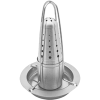 BBQ Vertical Roaster Chicken Rack Beer Can Chicken Holder Stainless Steel Roaster Chicken Grill Machine Poultry Roasters