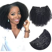 Mongolian Virgin 3c 4a 4b 4c Afro Kinky Curly Lace Weft Clip in Hair Extensionswholesale Cheap 100% Human Hair Extension Onsale