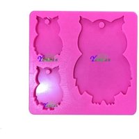 Silicone Owl Keychain Mould Resin Crafting