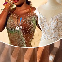 Dark Nude Sheer Power Net Mesh for Lingerie Polyester Spandex Elastic Tulle Fabric Dark Tan Skin Four Way Stretch Mesh Fabric