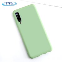 Hot sale Edge Protective cover Ultra Slim liquid Silicone phone case for Redmi Note7 Pro back cover