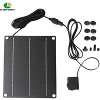 6W 6V Solar Powered Outdoor Landscape Fountain Water Pump Monocrystalline Portable Solar Charger for Mobile Power Bank