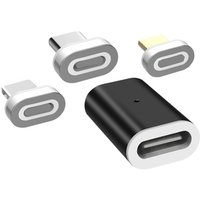 Wholesale OEM magnetic Micro USB connector cell phone accessories usb c phone adapter to micro and ios magnetic cable adapter