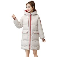 2025 New Design Long Blouson Hooded Windproof Women's Winter Coat