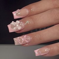 Dropshipping Wholesale 24 Pcs 4322 Short Dark Gray High-end Acrylic Press on Nails Customize False Nails