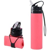 600ml Collapsible Silicone Sports Water Bottle