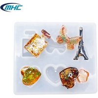 New Design DIY 3D silicone Resin Mold Butterfly Silicone Mold for Jewelry