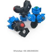YS 1/2" Pipe Clamp Agricultural Triple Nozzle Bodies for Wet Boom