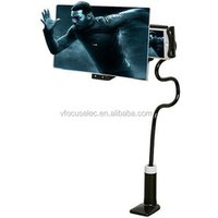 New 8 Inch Folding Screen Amplifier Lazy Clip Desktop Extender Bracket Mobile Phone Projection Video Magnifier