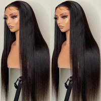 Wholesale HD Lace Frontal Wig Raw Brazilian Hair Virgin 13x4 13x6 Natural Human Hair Wig Long Straight Style Lace Front Wig