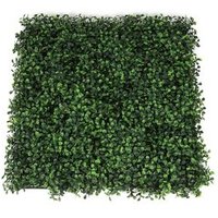50*50 cm promotional best material topiary artificial green hedge artificial boxwood mat plants for faux greenery mats