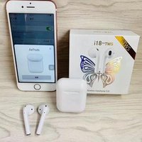 i18 tws mini charging bin wireless Bluetooth earphones V5.0 sports earbuds Bluetooth headset