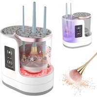 Portable High-Speed Electric Makeup Brush Cleaner Tool Automatic Self-Cleaning Brush Washing Machine