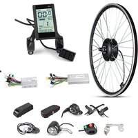 Wholesale 350W-500W Electric Bicycle Motor Wheel LCD Display 20Inch-26Inch 700C 36V-48V Rear Carrier Lithium Battery Power