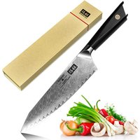 8 inch Japanese AUS 10V Damascus Steel Chef Knife