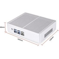 OEM Fanless Mini PC with Intel Core i5 7200U i7 I7 5500U i3 I3 7100U 300M WIFI