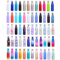 Hot Selling double Wall Stainless Steel Thermos Vacuum cola water Bottle with lid