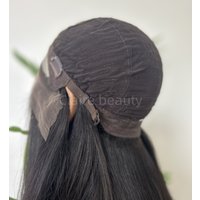 Natural Hairline Unprocessed Raw Hair Virgin Human Hair Wig Natural Color Cuticle Aligned 13X4 HD Lace Front Wig With Silk