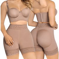 Plus Size Colombianas Moldeadoras Girdle Tummy Control Shapers Lace Panties Underwear Compression Shapewear s Shorts