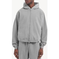 Fleece French Terry Heavyweight 100% Cotton Streetwear Sweatshirts Cropped Custom logo Puff Printing Zip up Hoodie Manufacturers