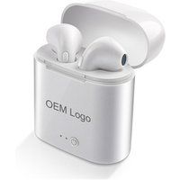 2019 factory hot selling Christmas gifts In-Ear Earbuds MIni Wireless Pair Earphone I7s TWS i9s headphone With Charging Box