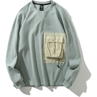 Oversized Contrast Crewneck Sweatshirt