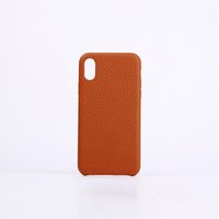 Shockproof Genuine Cow Leather Mobile Phone Case Smart Phone Case With Litchi Grain