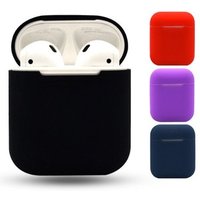 Shenzhen Factory cheap multicolor Shockproof Protective Waterproof Silicone cover Case for Apple Airpods wireless earphones