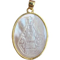 Wholesale Custom Religious Necklace Pendant Women for Natural Mother of Pearl Shell Dainty Jewelry