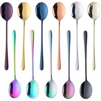 Creative Stainless steel Fancy Flatware Spoon color