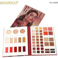 IGOODCO Brand 56-color Matte Cartoon Eyeshadow Palette Shimmer Matte Glitter Multicolor Large Eyeshadow Makeup Palette IG3050