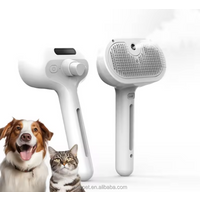 4 in 1 Cat Spray Brush Shedding Pet Steam Brush Self Cleaning Steamy Brush Hair Removal Cat Dog Grooming Steam Comb
