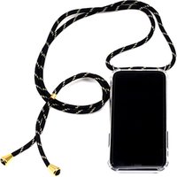 Transparent Soft TPU Cell Phone Case With Lanyard Necklace Shoulder Neck Strap Rope Cord for iphone 11 6 7 8 plus x xs xr xs max