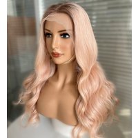 Transparent 13x4 Lace Front Wig Dark Hair Root Ombre Color Raw European Human Hair Natural Hairline Lace Front Wigs for Women