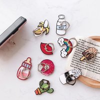 Custom Logo Mobile Phone Holder Universal DIY Acrylic Ring Holder For Mobile Phone