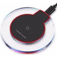 Inductive Charging Pad Universal Fantasy Ufo Shape Crystal Qi Wireless Phone Charger