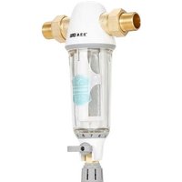 Brass Sediment Whole House Water Purification System Pre-filter Self Cleaning Manual Activated Carbon Filter 3T/H Flow Filter