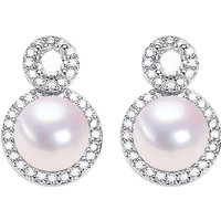 SHDIYAYUN Wholesale Queen's Style Female Stud Earrings Natural Freshwater Pearl Earrings